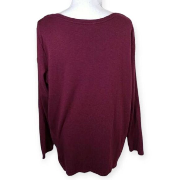 DAILY RITUAL BURGUNDY T-SHIRT SZ.XXL EUC. - Picture 3 of 6